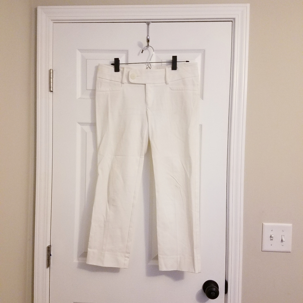 Lilly Pulitzer cropped white pant